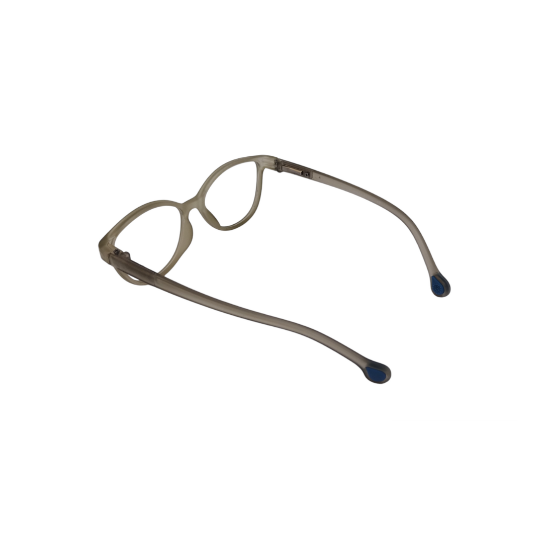 EYRUS KIDS 17003 Matte Brown Cat-Eye Petite Plastic Frame (46-18-130, w-122, h-39)