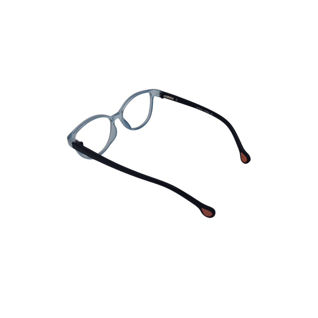 EYRUS KIDS 17003 Matte Brown Cat-Eye Petite Plastic Frame (46-18-130, w-122, h-39)