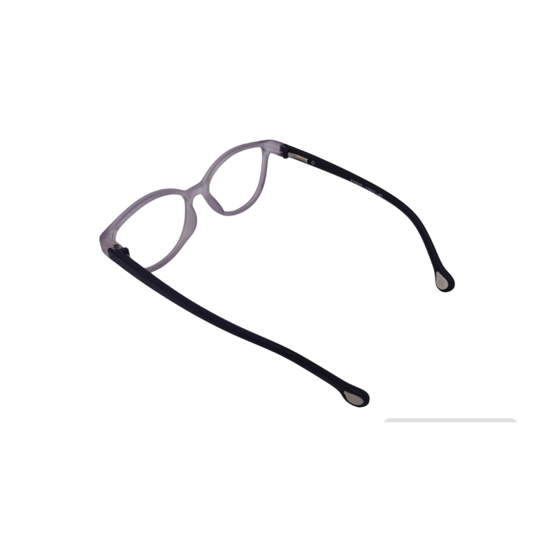 EYRUS KIDS 17003 Matte Brown Cat-Eye Petite Plastic Frame (46-18-130, w-122, h-39)