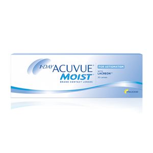 1-DAY ACUVUE MOIST for ASTIGMATISM SPHERICAL POWER Daily Contact Lenses (30 Lenses)