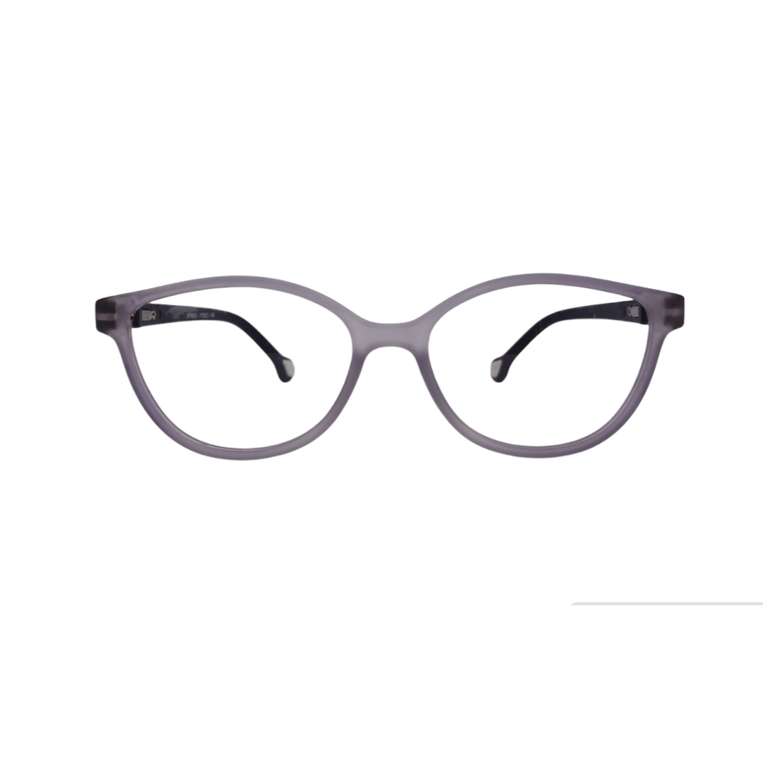 EYRUS KIDS 17003 Matte Brown Cat-Eye Petite Plastic Frame (46-18-130, w-122, h-39)