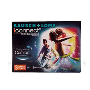 BAUSCH + LOMB iConnect Monthly Disposable Contact Lenses (3 or 6 Pack)