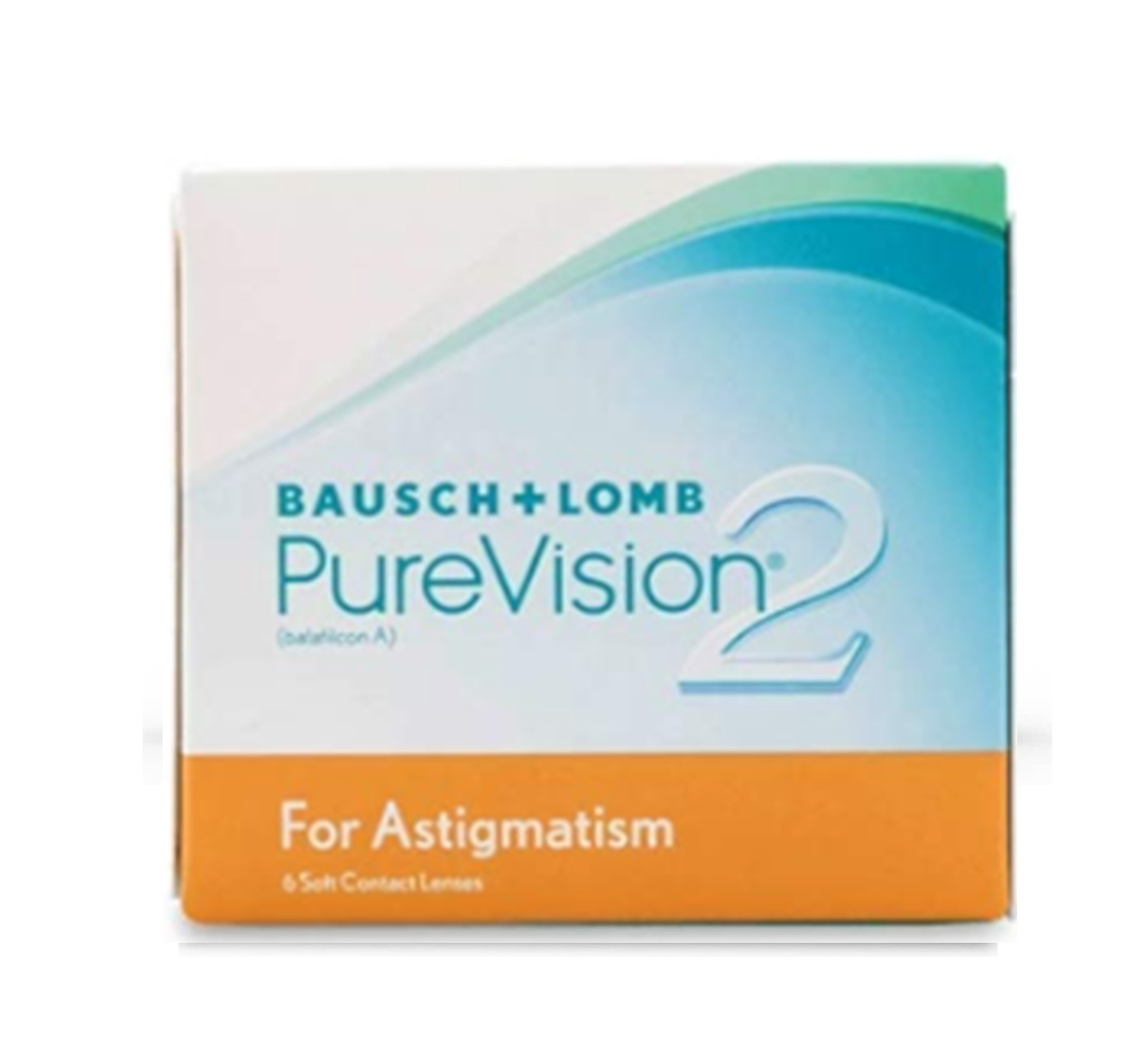 Bausch + Lomb PureVision® 2 High Definition Toric Contact Lenses For Astigmatism (Monthly, 6 Pack)