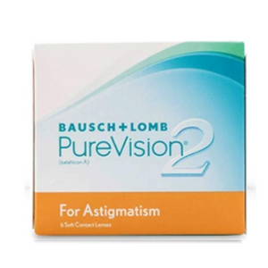 Bausch + Lomb PureVision® 2 High Definition Toric Contact Lenses For Astigmatism (Monthly, 6 Pack)