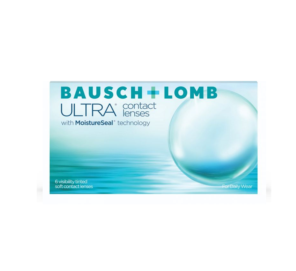 BAUSCH + LOMB ULTRA Spherical Contact Lenses with MoistureSeal (6 Pack)