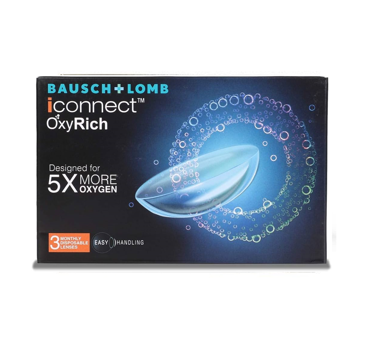 BAUSCH + LOMB iConnect OxyRich Monthly Disposable Contact Lenses (3 Pack)