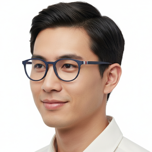 EYRUS 6667 Unisex Round Panto Full-Rim Frame (50-18-140)