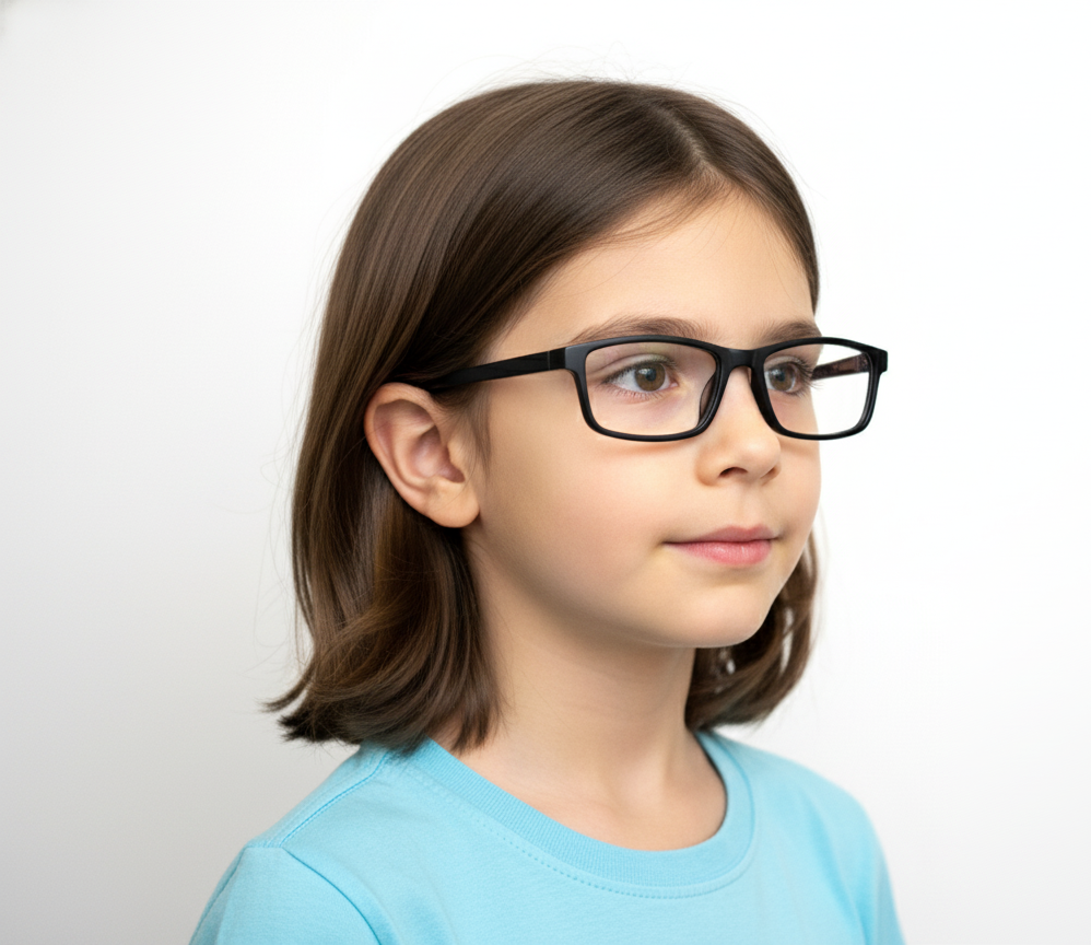 EYERUS KIDS 3340 Two-Tone Rectangle Junior Plastic Frame (46-16-125)