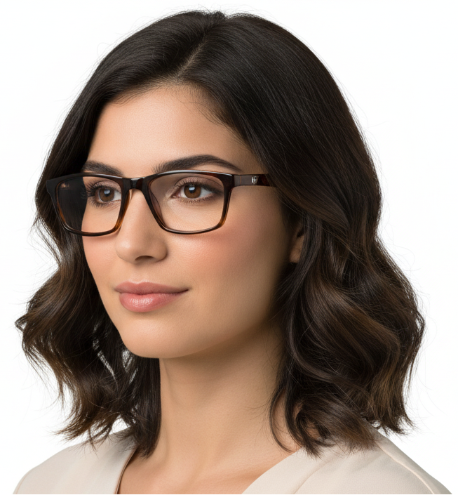 EYRUS 3326 Women's Rectangle Full-Rim Plastic Frame (48-18-140)