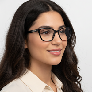 EYRUS 3333 Womens Squared Cat-Eye Full-Rim Plastic Frame (50-18-140)