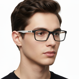 EYRUS 17007 Men's Two-Tone Rectangle Plastic Frame (50-18-140)