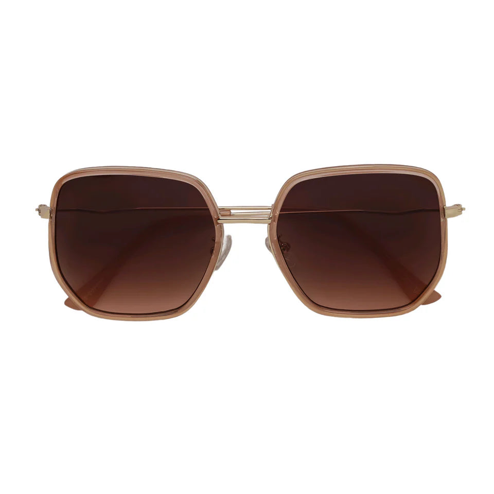 MACV LUING Elegant Square Metal Sunglass Frame