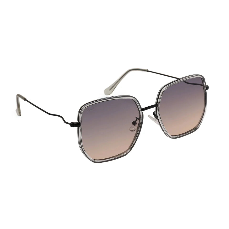MACV LUING Elegant Square Metal Sunglass Frame