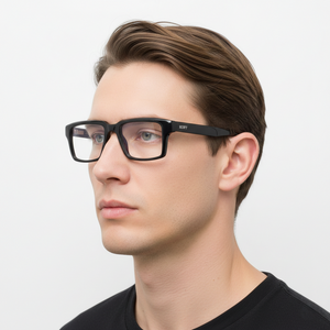 Scott 9041 Black Square Full-Rim Acetate Unisex Frame (51-19-145)