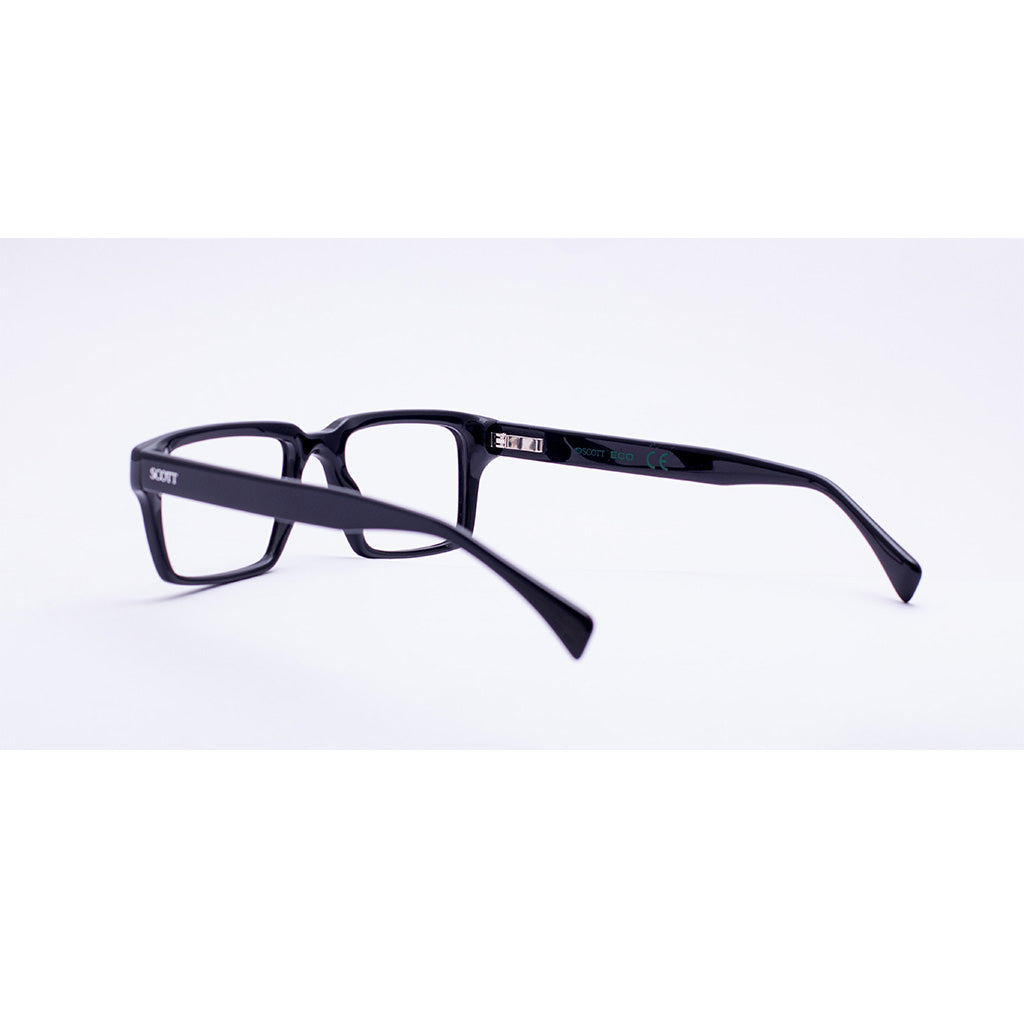 Scott 9041 Black Square Full-Rim Acetate Unisex Frame (51-19-145)