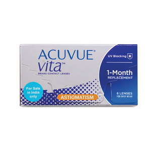 ACUVUE VITA for ASTIGMATISM SPHERICAL POWER 1-Month Replacement Contact Lenses (6 Pack)