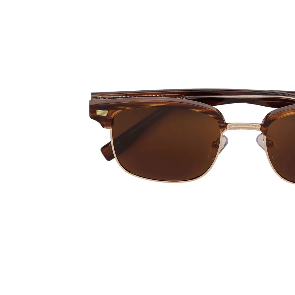 Melvich Classic Browline Style Sunglass Frame